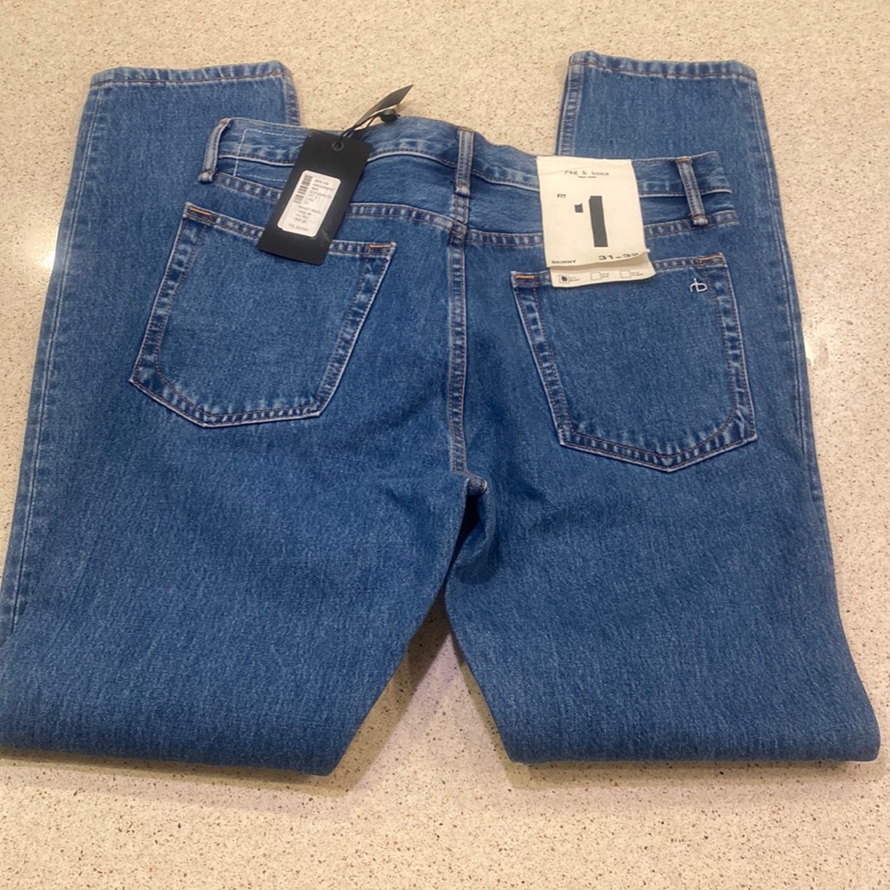 Rag And Bone Nwt Mens Fit 1 31 X 32 Button Fly - image 1